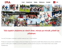 Tablet Screenshot of ima-pro.cz